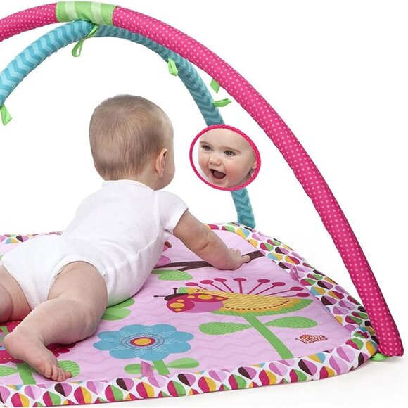 Bright Starts Activity Gym Bloomin’ Birdies Tummy Time for Babies - Picture 3 of 16